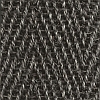 Sisal ZigZag - Obsidian