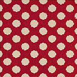 Woven Wilton Be Quirky Bee Spotty Dotty - Red