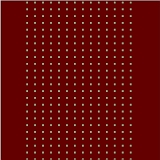 Polka woven axminster stair runner - red