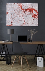 PET cities Amsterdam wall hanging by Louis de Poortere